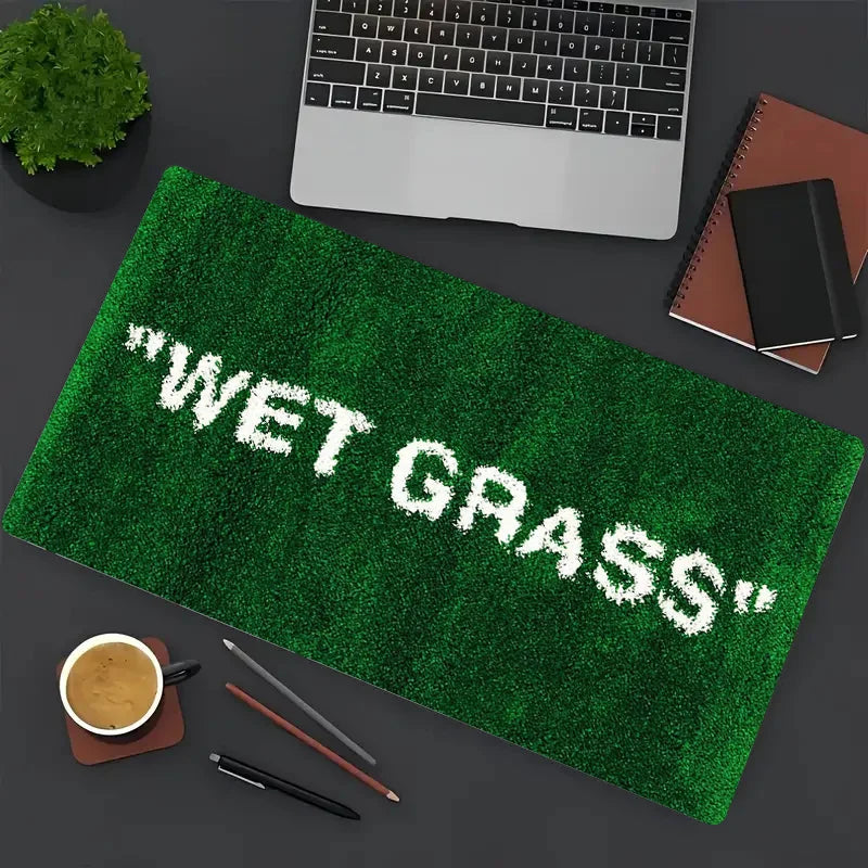 carpet wet grass