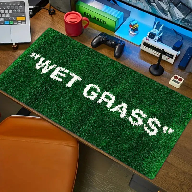 carpet wet grass