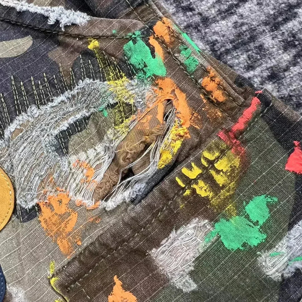 shorts gallery dept patch camo cargo