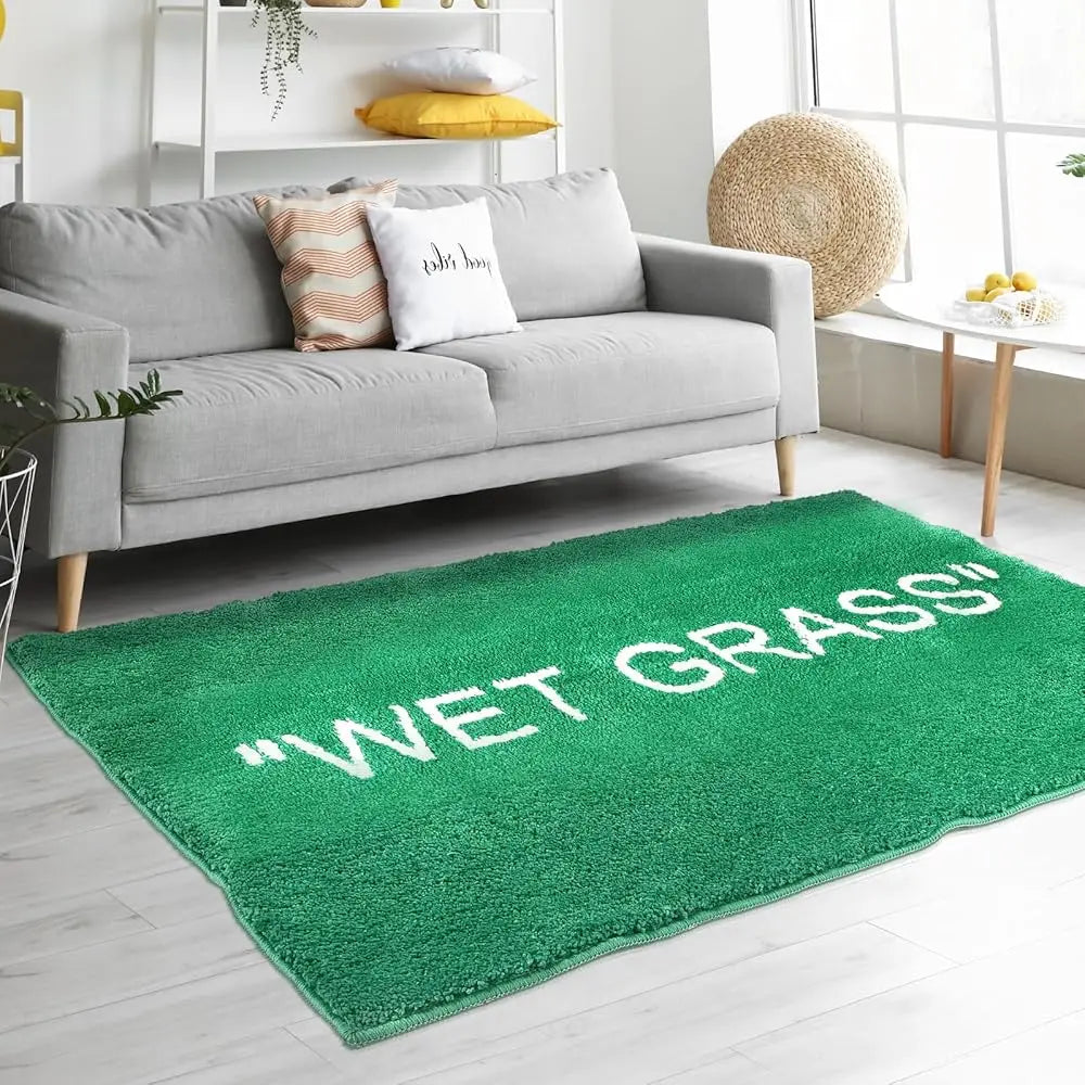carpet wet grass